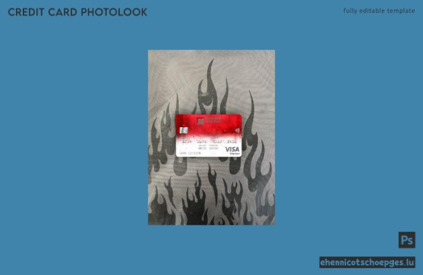 Niederlande Amsterdam Trade Bank Visa Electron Karte Fotoansicht Beispielvorschau